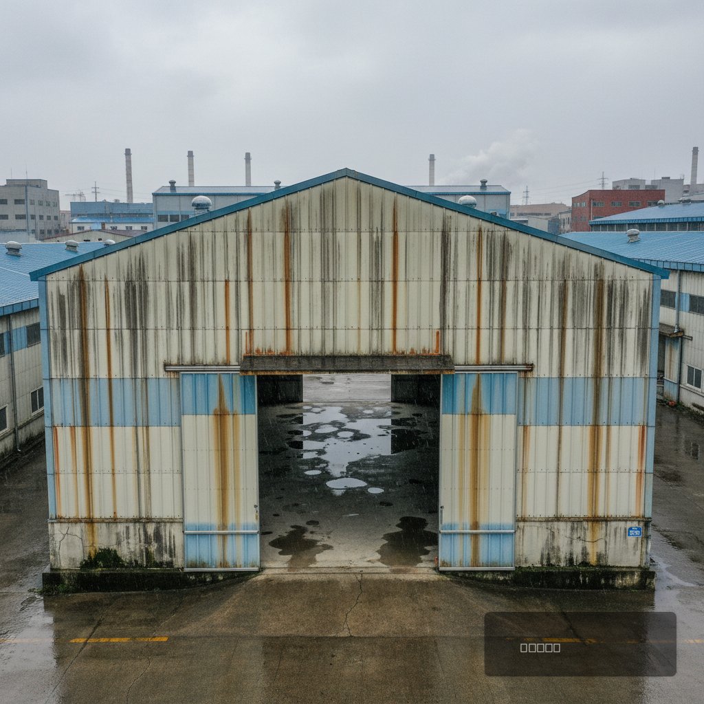 경기도 판넬 누수 긴급 보수 보수 전 현장 모습 - 건원메탈산업