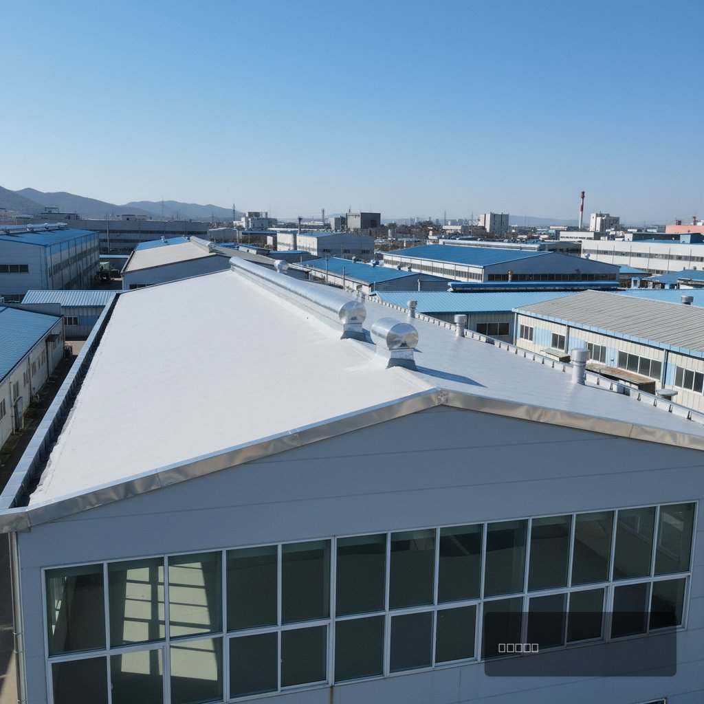 경기도 지붕 보수 업체 보수 완료 결과 - 건원메탈산업 시공실적