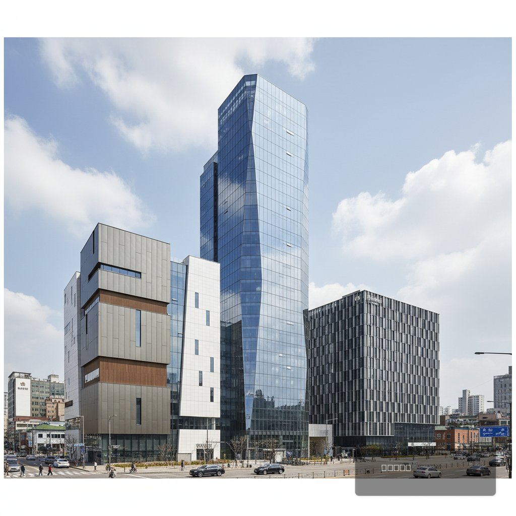 직영시공 vs 하도급 차이 시공 완료 결과 - 건원메탈산업 시공실적